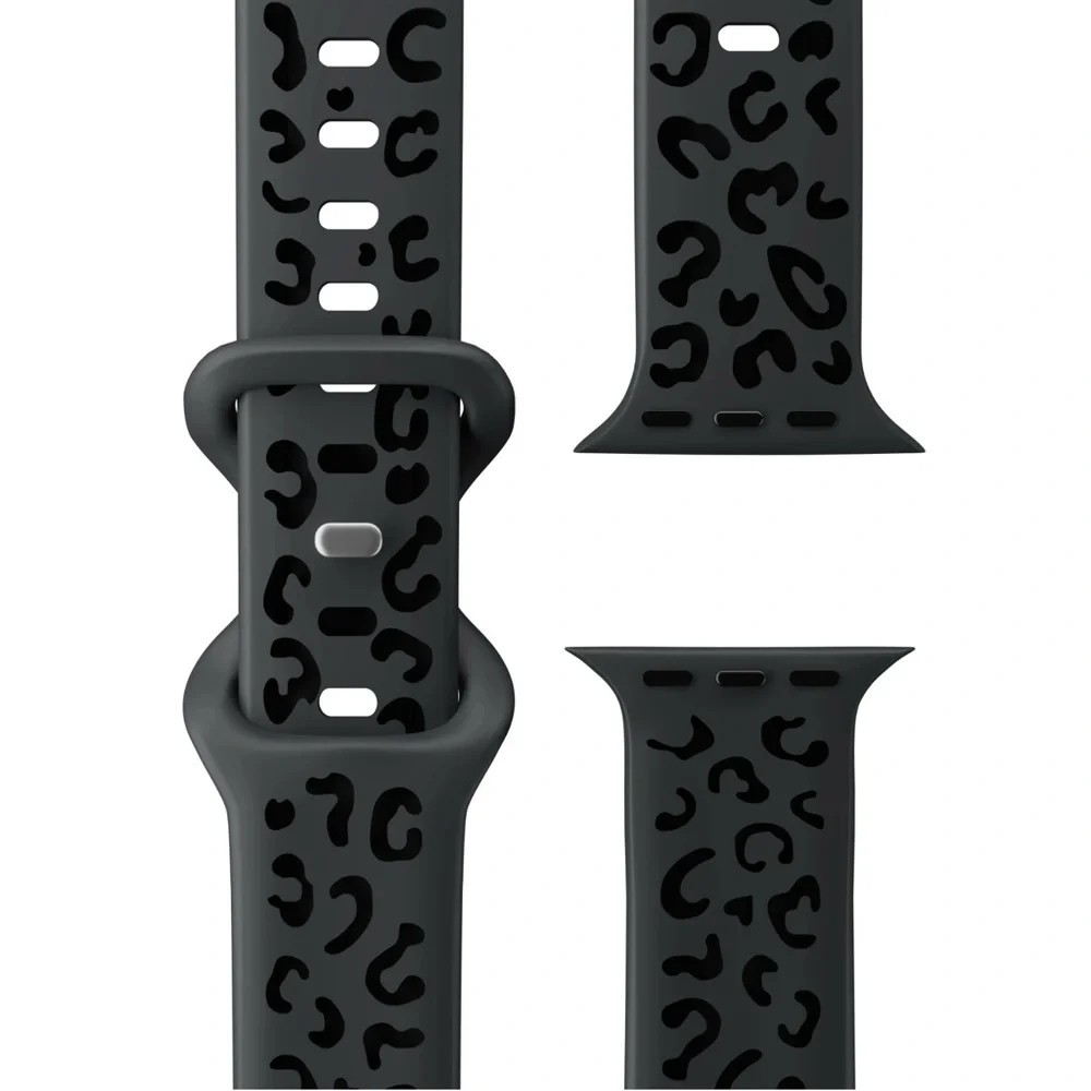 Apple Black Patterned Smartwatch Band